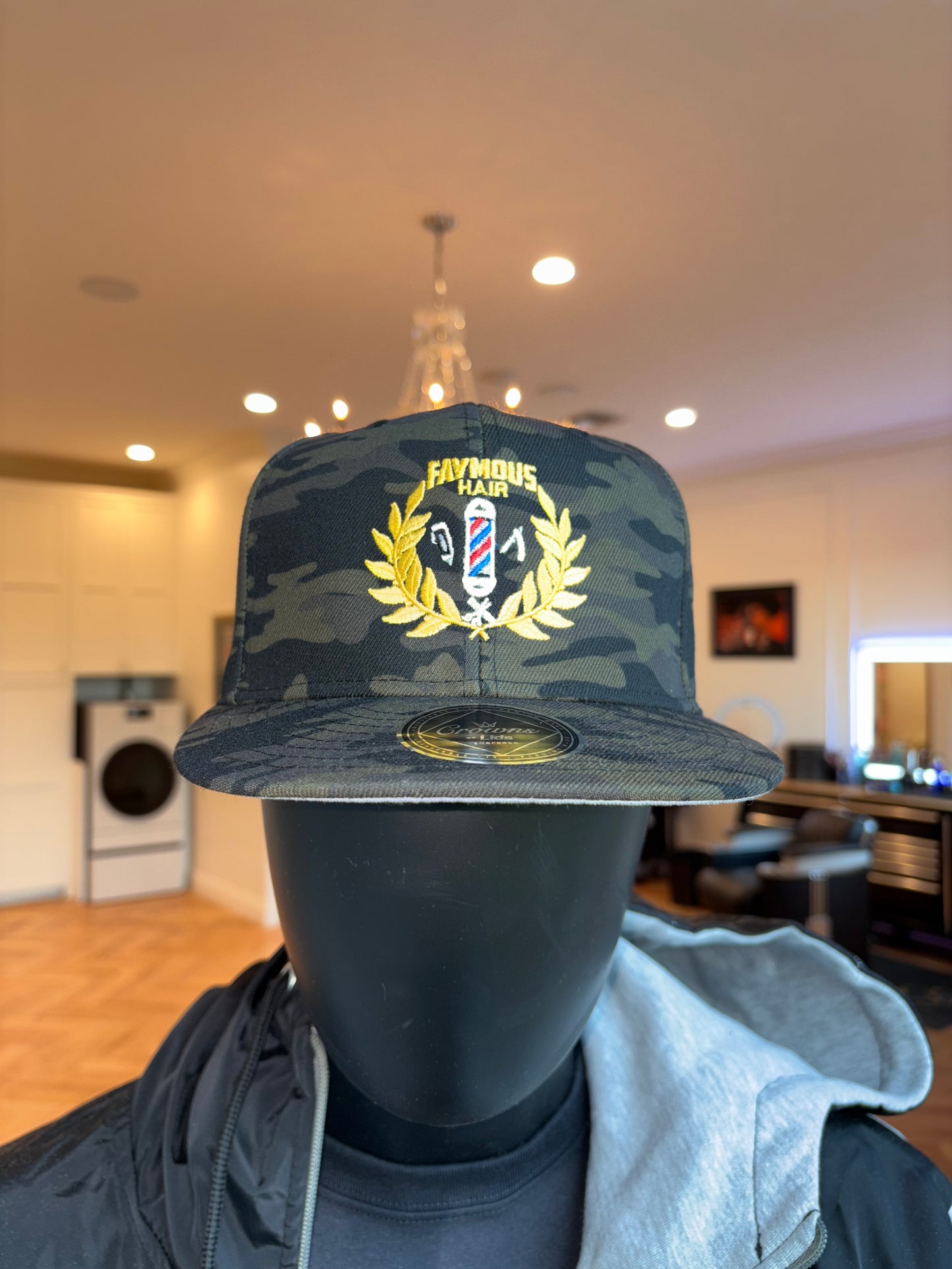 Classic Black Faymous Hair Snapback